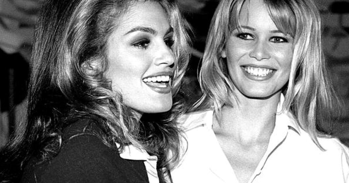 Синди Кроуфорд и Клаудия Шиффер