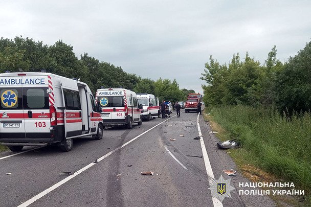 На місці аварії