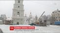 На Софийской площади готовятся установить главную елку страны
