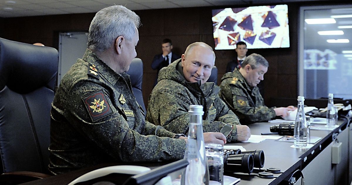 Сергій Шойгу і Володимир Путін