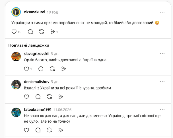 Реакція українців у соцмережах / © скриншот