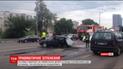 На проспекте Соборности на левом берегу столицы столкнулись две легковушки