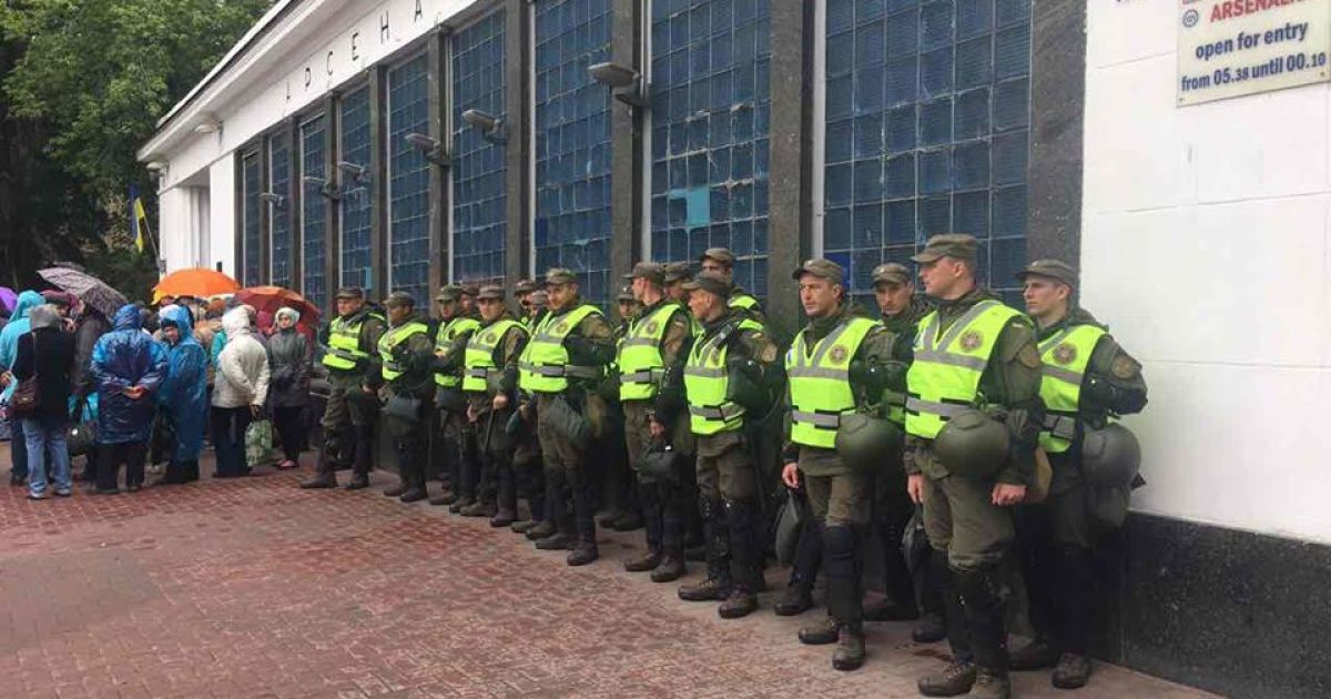поліція на 9 травня_3 / © Facebook/Оксана Блищик