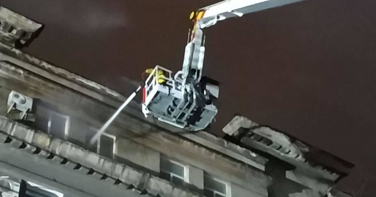 пожежа будинку в Києві_9 / © ГУ ДСНС у Києві