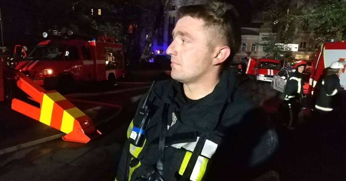 пожежа будинку в Києві_7 / © ГУ ДСНС у Києві