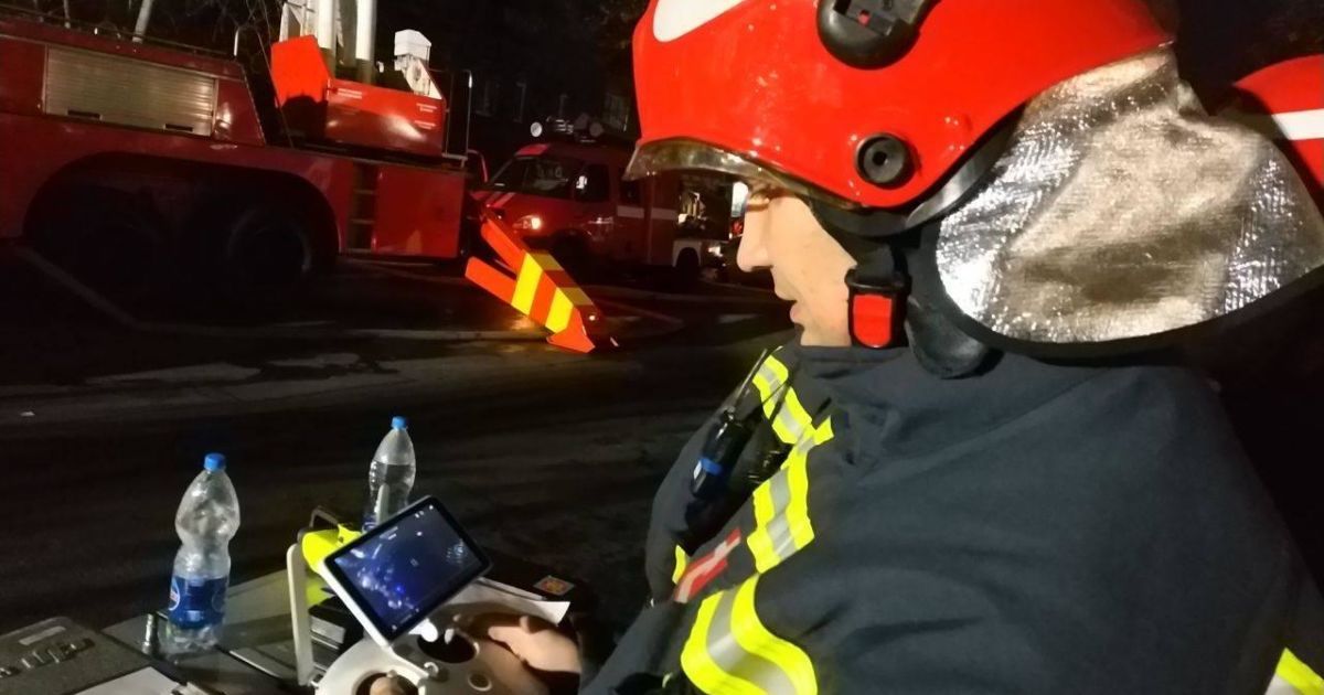 пожежа будинку в Києві_11 / © ГУ ДСНС у Києві