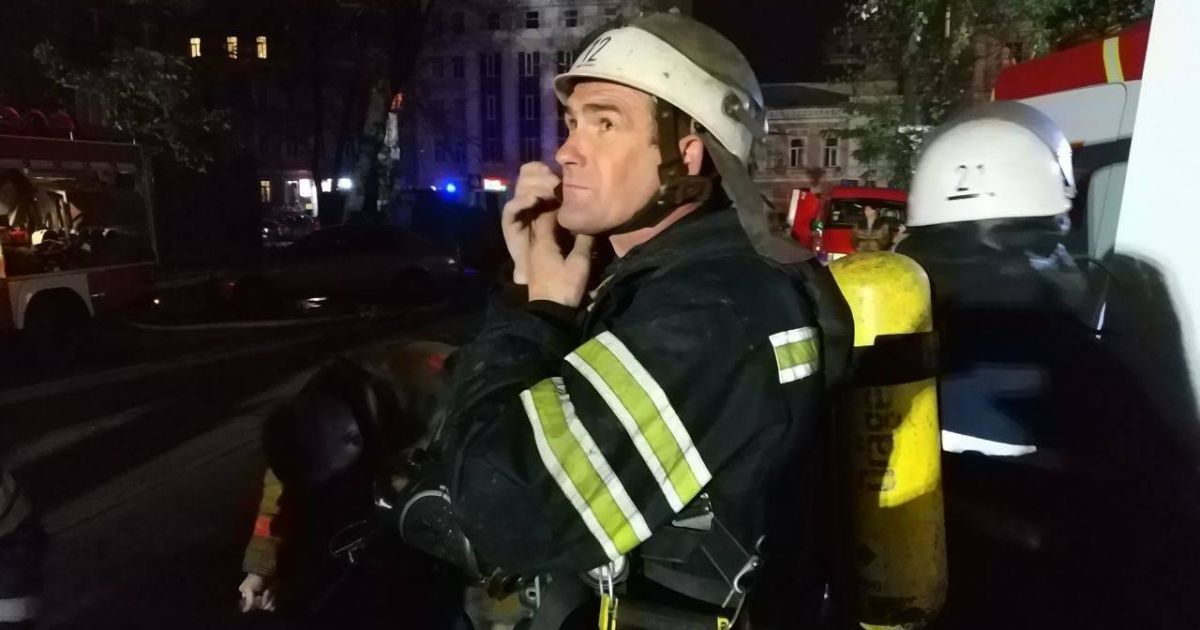 пожежа будинку в Києві_10 / © ГУ ДСНС у Києві