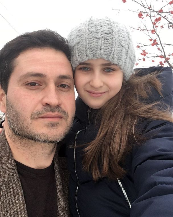 Ахтем Сеитаблаев с младшей дочерью