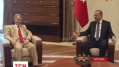 Президент Турции встретился с Мустафой Джемилевым