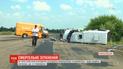 На трасі біля села Благодатне зіткнулися мікроавтобус та рейсова маршрутка 