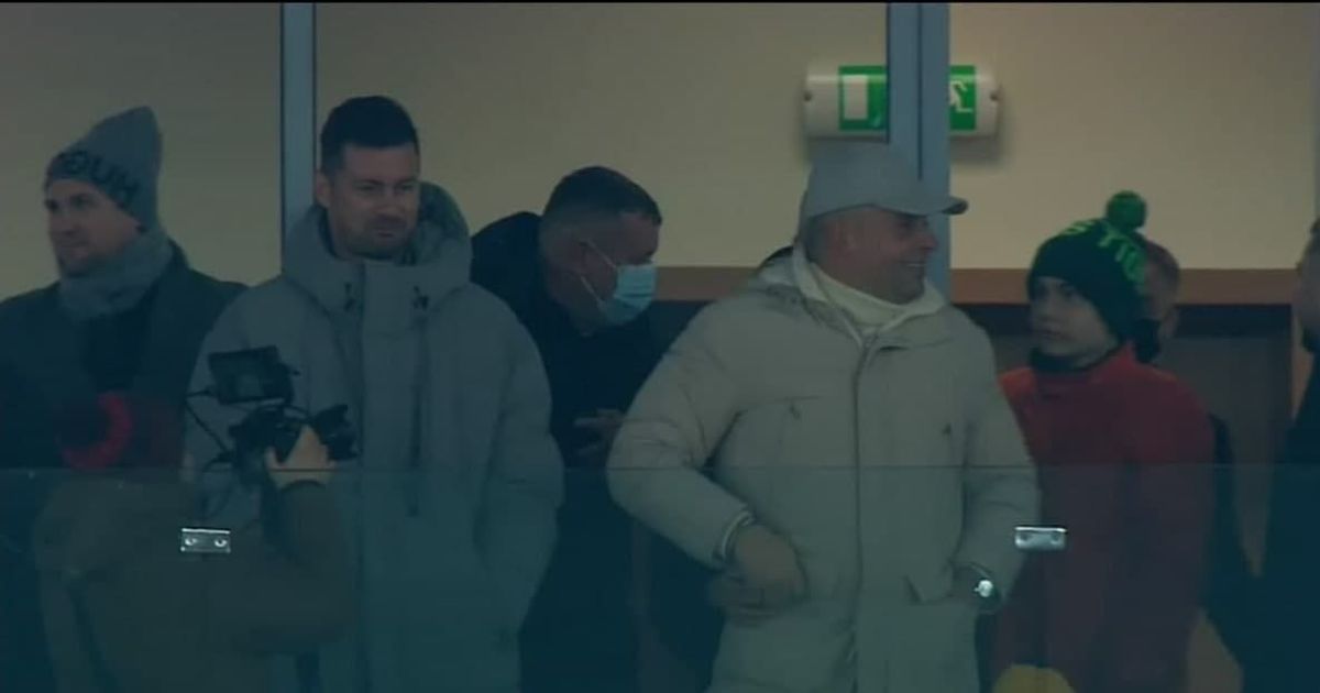 Милевский на матче "Руха"