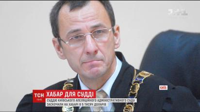 Судью Киевского апелляционного административного суда поймали на получении взятки