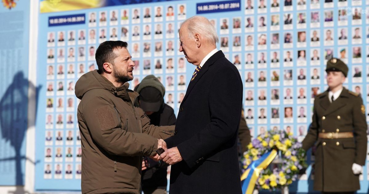 Джо Байден і Володимир Зеленський