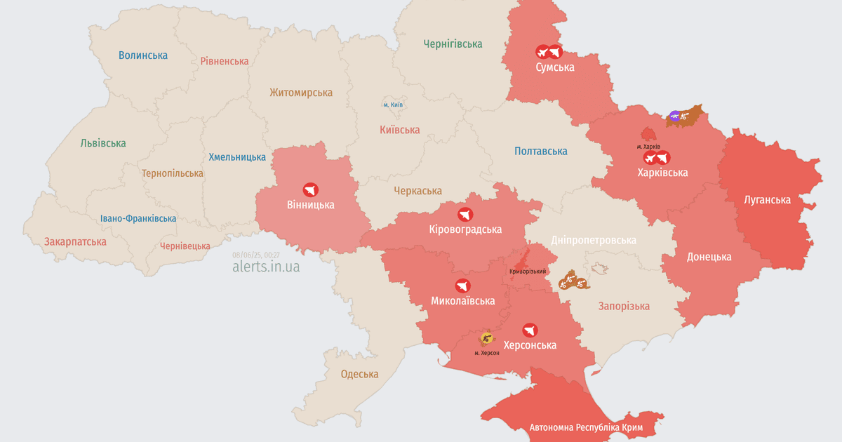 Мапа тривог
