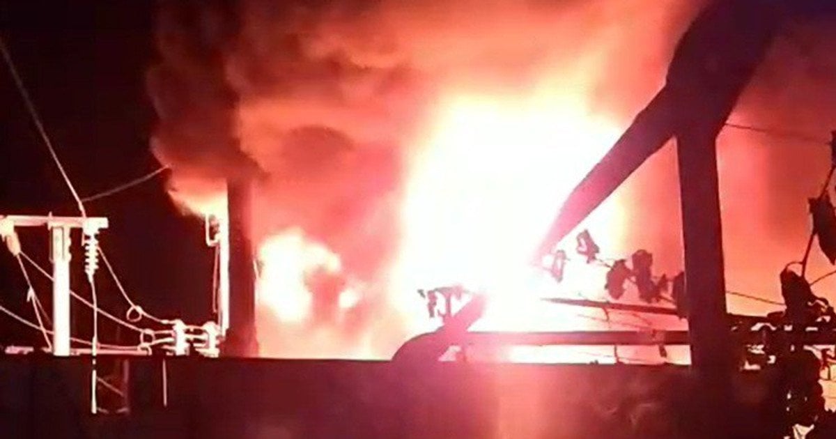 The aftermath of the strike on Ukraine's railway infrastructure