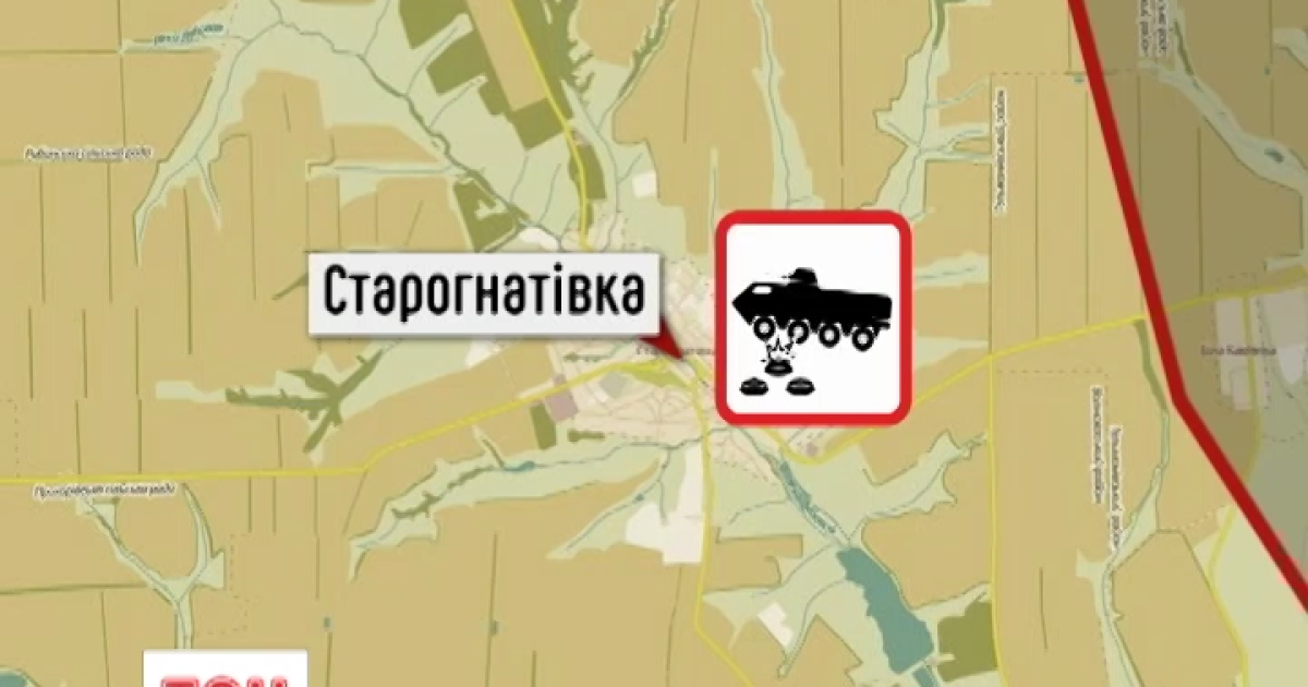 Под Мариуполем подорвался БТР с украинскими военными