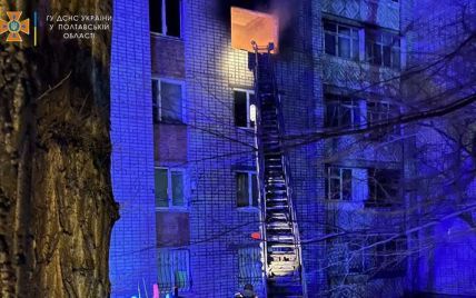 В Кременчуге во время пожара в многоэтажке погибли три человека на разных этажах