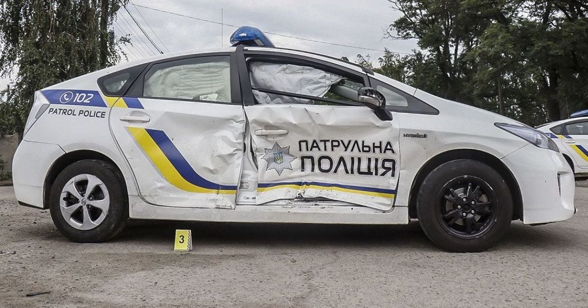 Полицейские Украины разбили в ДТП каждое шестое авто. Исследование
