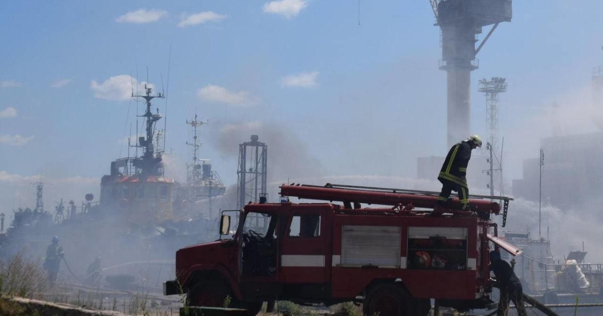 Фото: ОК "Юг" и ГСЧС в Одесской области