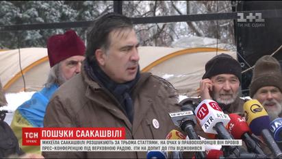 Правоохоронці продовжують полювання на Саакашвілі