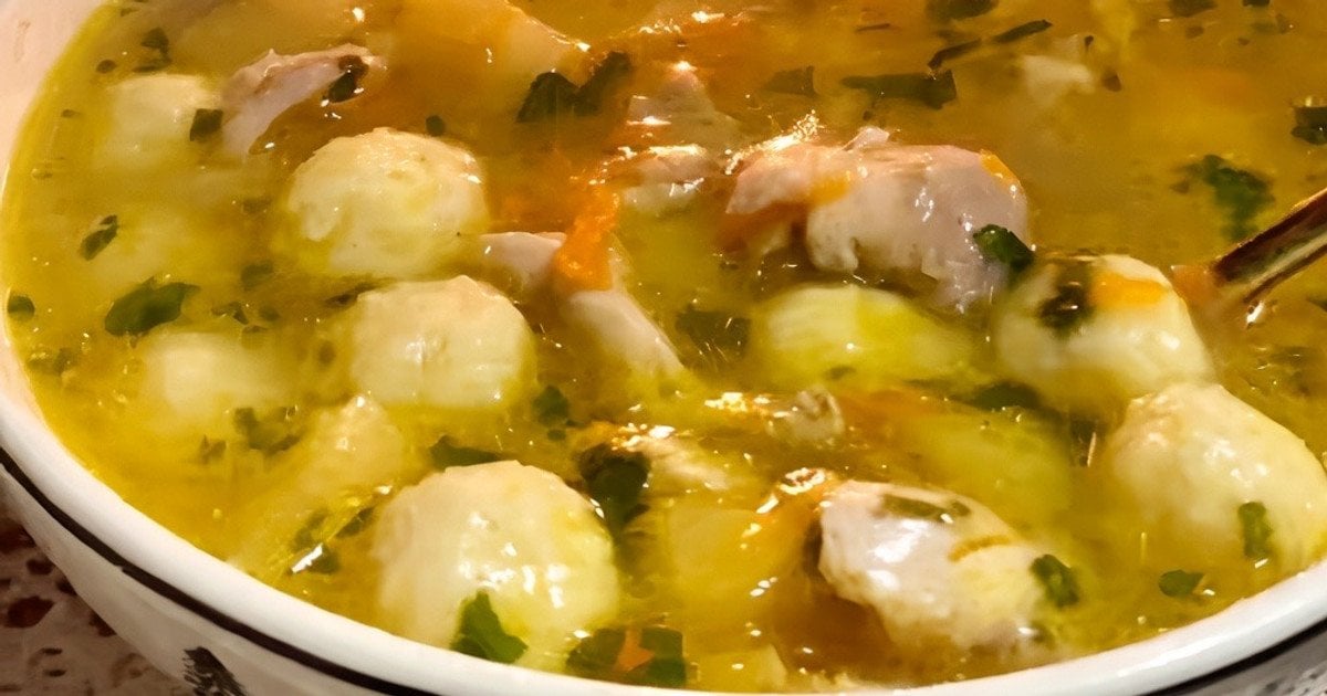 Курячий суп із сирними кульками tiktok.com/@lilika_cooking
