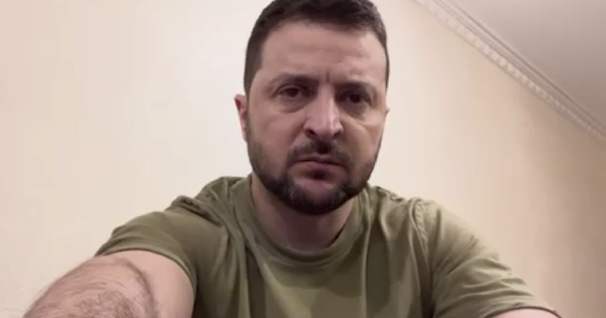 Скриншот из видео Владимира Зеленского