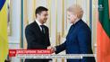 Зеленский поблагодарил президента Литвы за помощь в лечении наших раненых бойцов