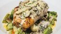 Куриные отбивные под грибной шубой