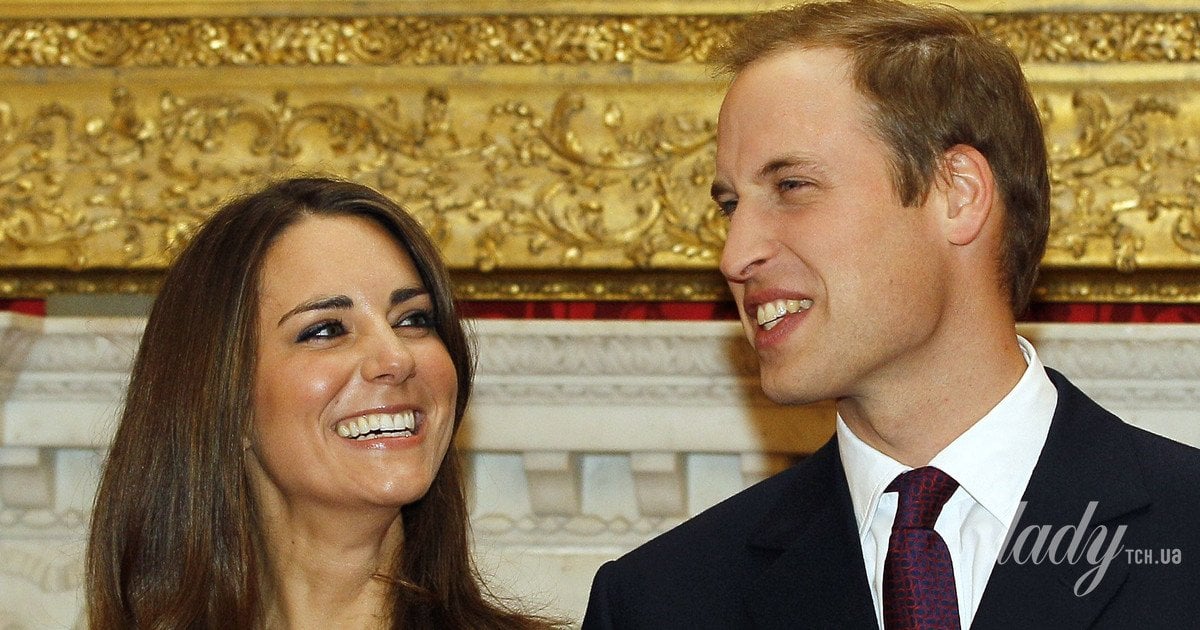 Кейт и Уильям в день помолвки 16 ноября 2010 года