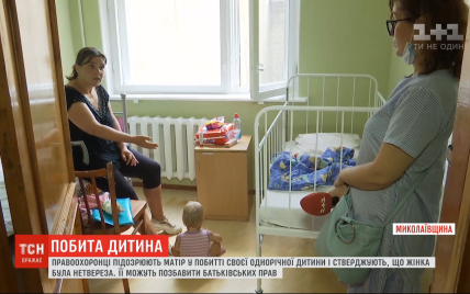 У Миколаївській області матір до напівсмерті побила свою однорічну дитину