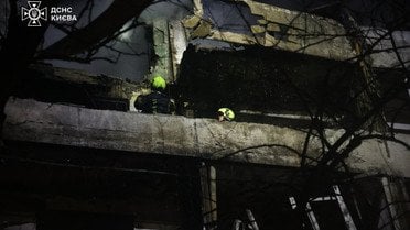 атака на Київ 25 листопада_1 / © ДСНС