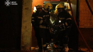 атака на Київ 25 листопада_2 / © ДСНС