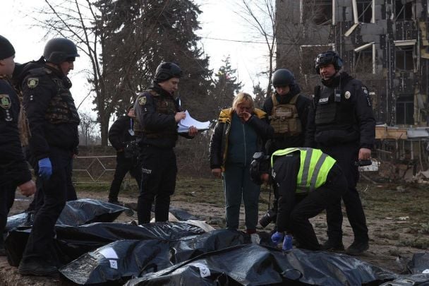 Наслідки удару по Ізюму 4 лютого / © Олег Синєгубов