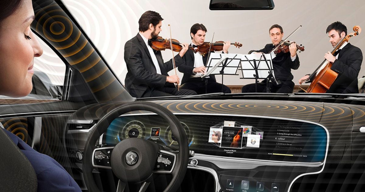Continental придумал автомобильную аудиосистему без динамиков