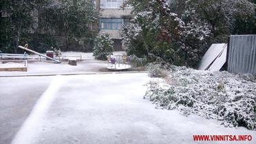 сніг у Вінниці 13 жовтня_8 / © Вінниця.Info