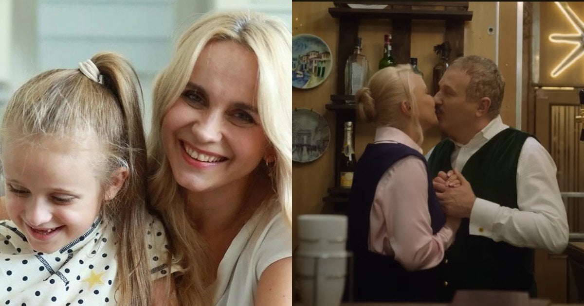 Лілія Ребрик із донькою - ліворуч, Лілія Ребрик та Юрій Горбунов - праворуч