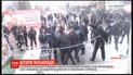 В Жмеринке несколько десятков молодых людей в масках штурмовали горсовет