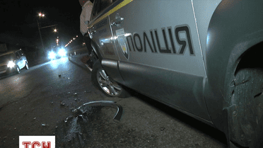 ДТП за участі поліцейської автівки трапилося в Києві