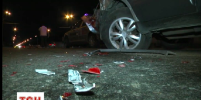У Києві "шалена" Toyota влаштувала потрійну аварію із поліцейським авто