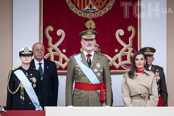 Королева Летиція та король Філіп VI з принцесою Леонор / © Getty Images