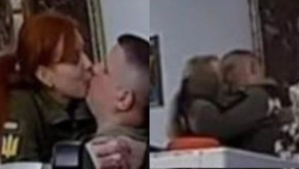 Поцілунки військкома з різними дівчатами / © 