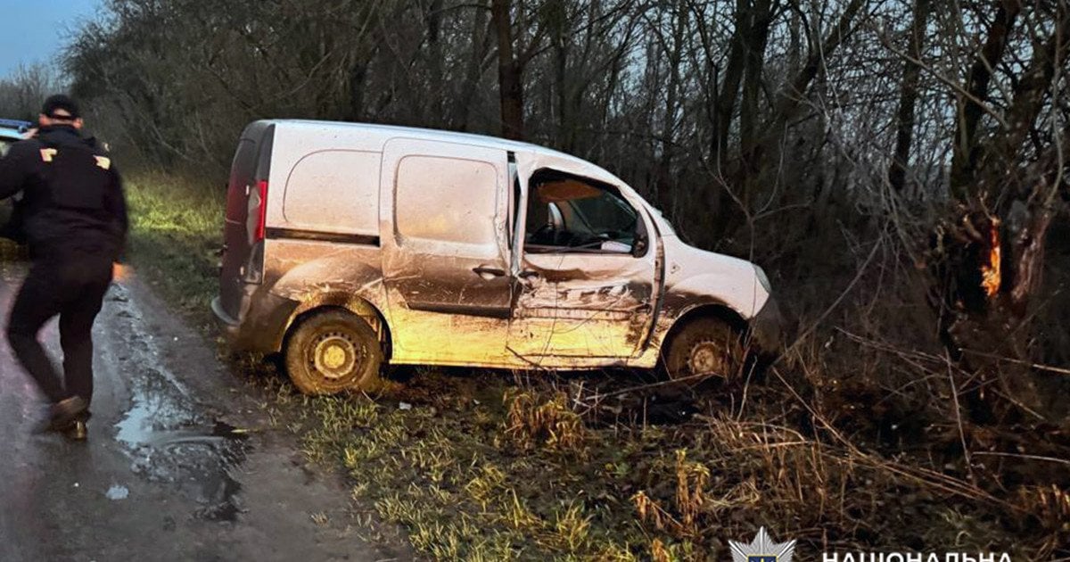 Проїхав 9 км і врізався у дерево: в Шепетівці затримали чоловіка, який викрав та розбив Renault