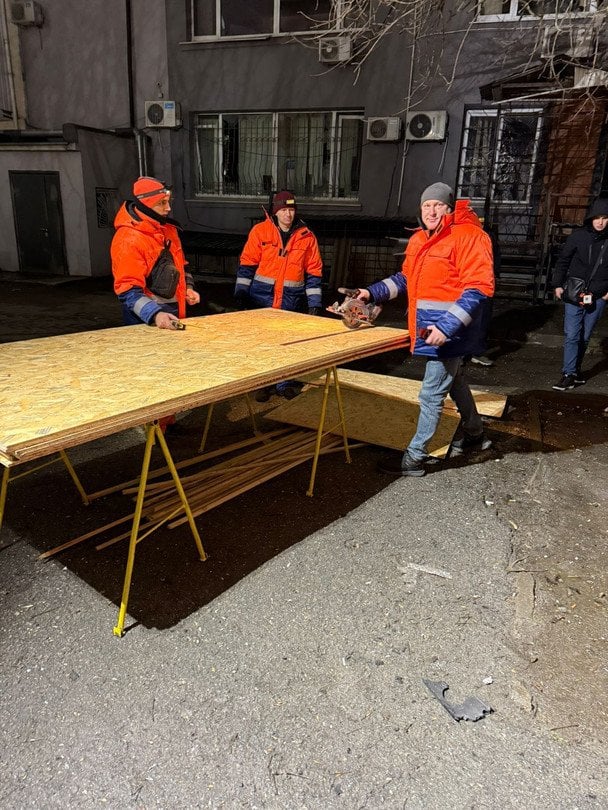 Наслідки нічної атаки на Одесу / © Facebook / Сергій Лисак