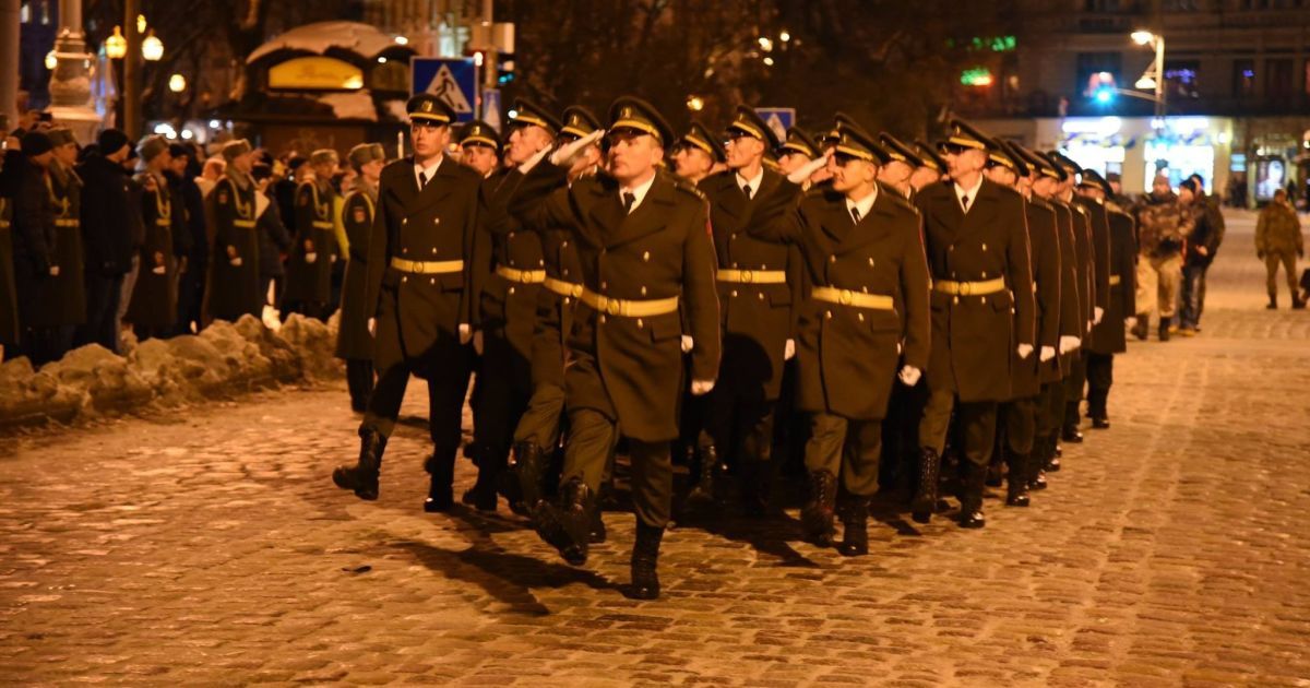 репетиція маршу військових у Львові_3 / © Павло Ткачук / Facebook