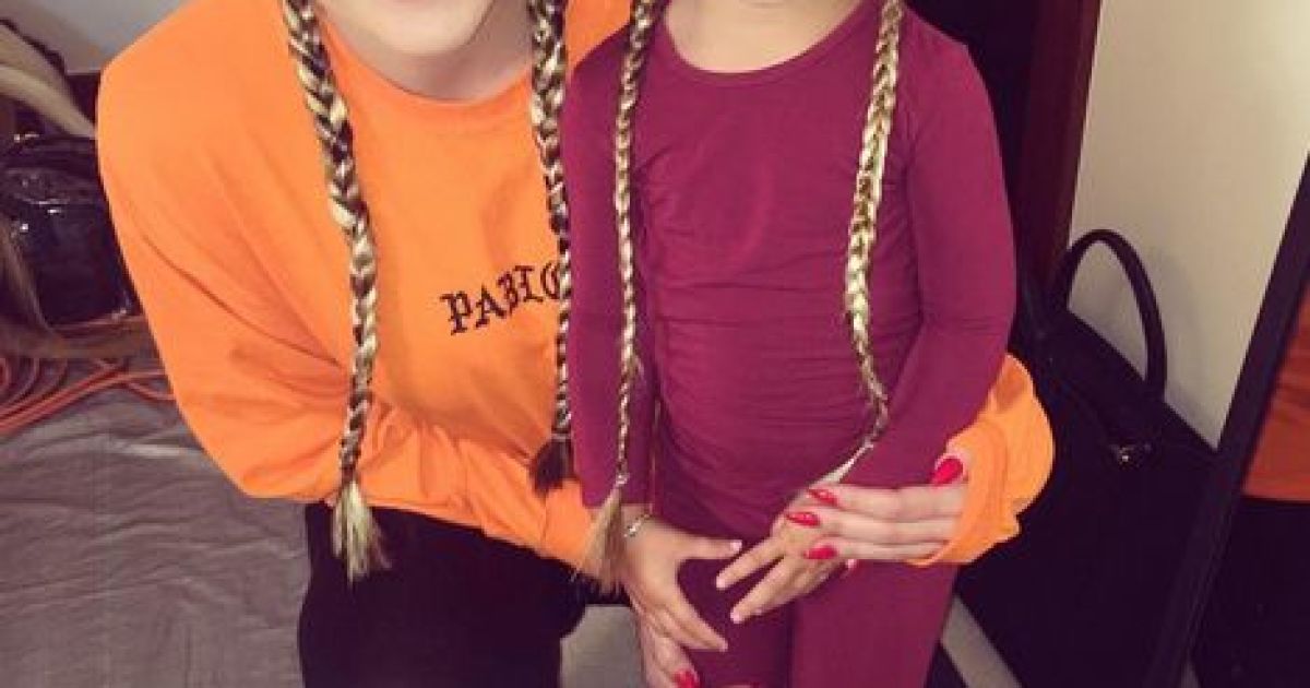 Хлое Кардашьян с племянницей Пенелопой