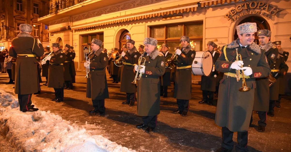 репетиція маршу військових у Львові_11 / © Павло Ткачук / Facebook