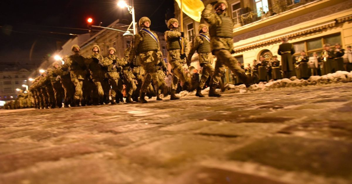 репетиція маршу військових у Львові_14 / © Павло Ткачук / Facebook