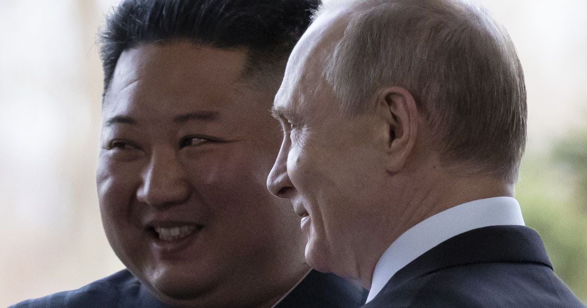 Кім Чен Ин та Володимир Путін / Associated Press