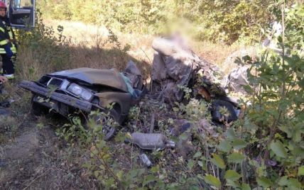 На Киевщине легковушка BMW влетела в грузовик: погиб младенец и его родители (фото)