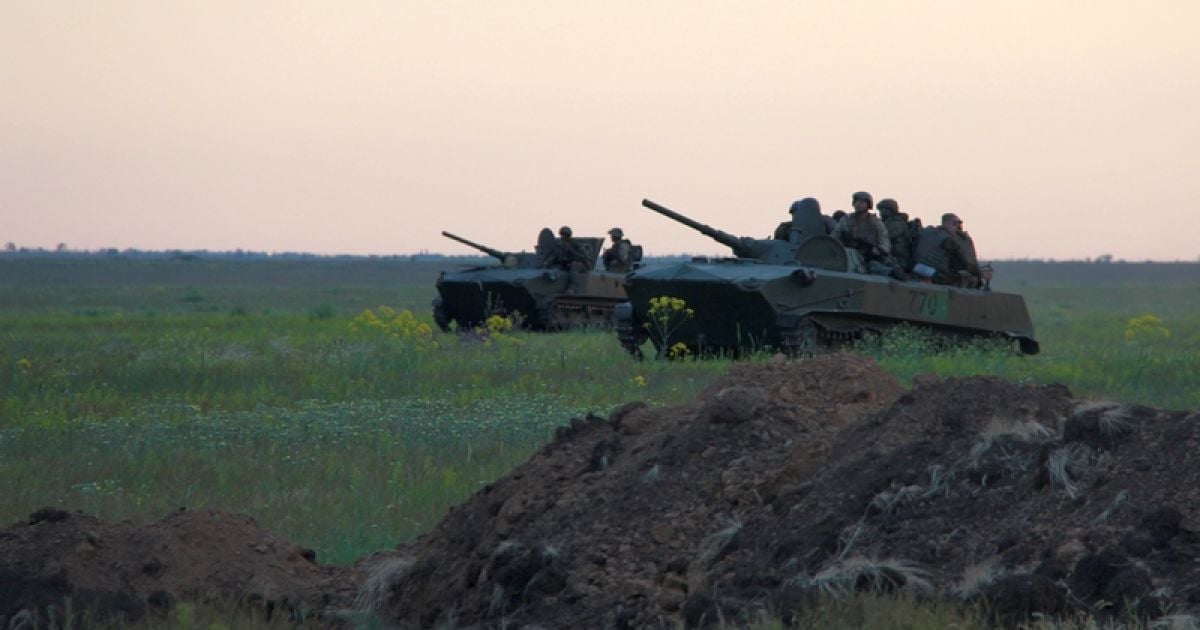 Во время военных учений украинских десантников на Николаевщине